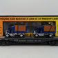 MTH 30-76115 O Gauge RF&P Flatcar with 2 1926 USPS Trucks VG/Box