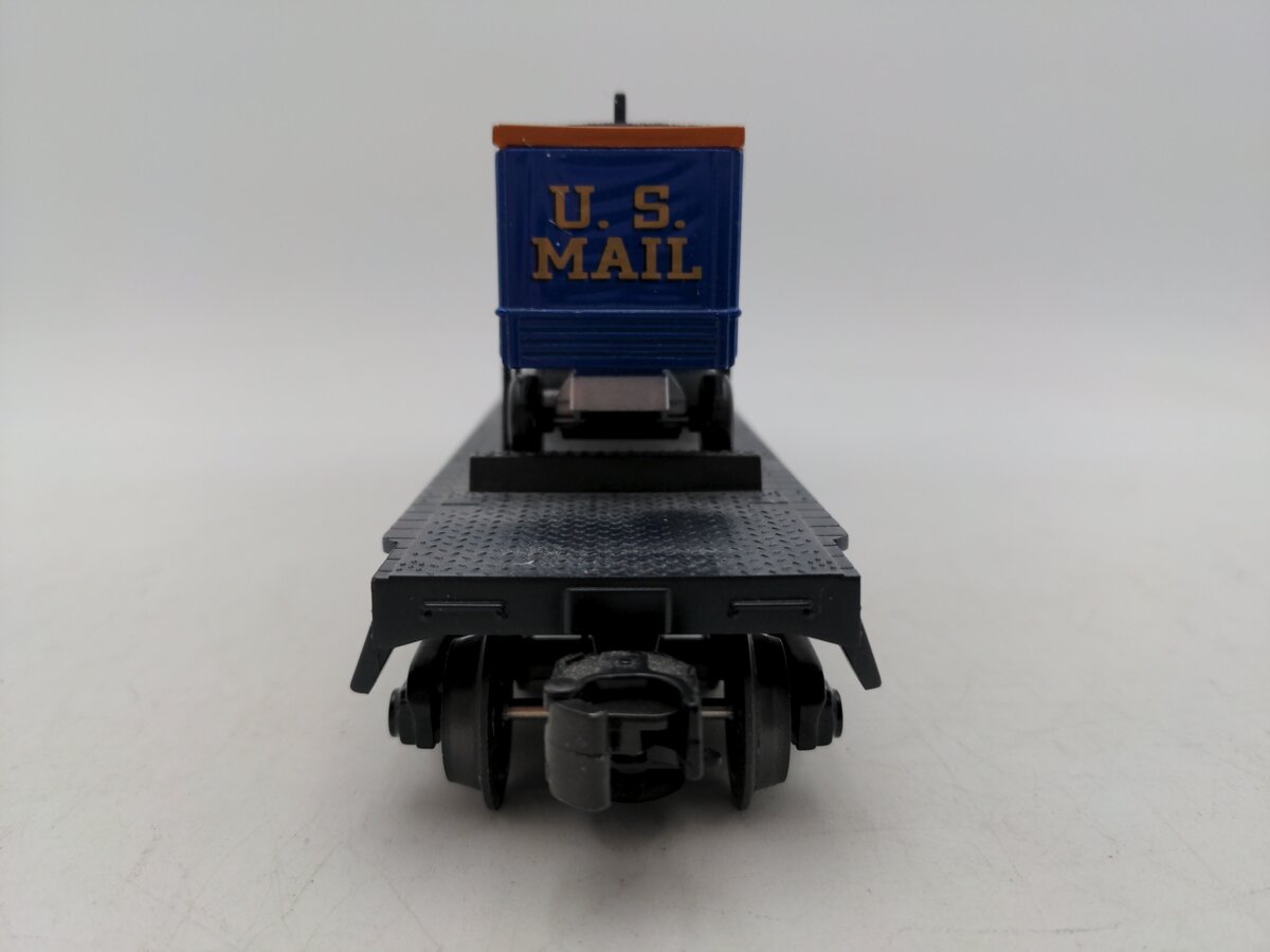 MTH 30-76115 O Gauge RF&P Flatcar with 2 1926 USPS Trucks VG/Box
