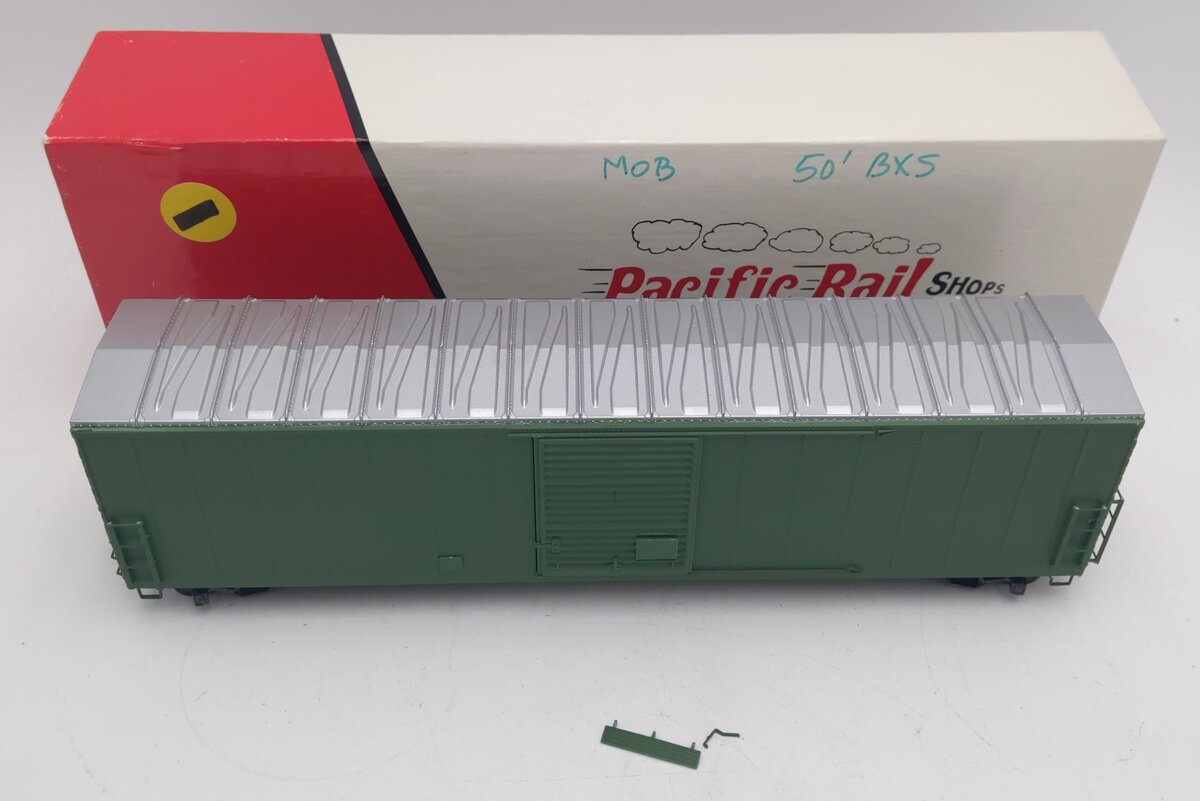 Pacific Rail B-400 S Scale Undecorated A.A.R. 50’ Boxcar - Custom VG/Box