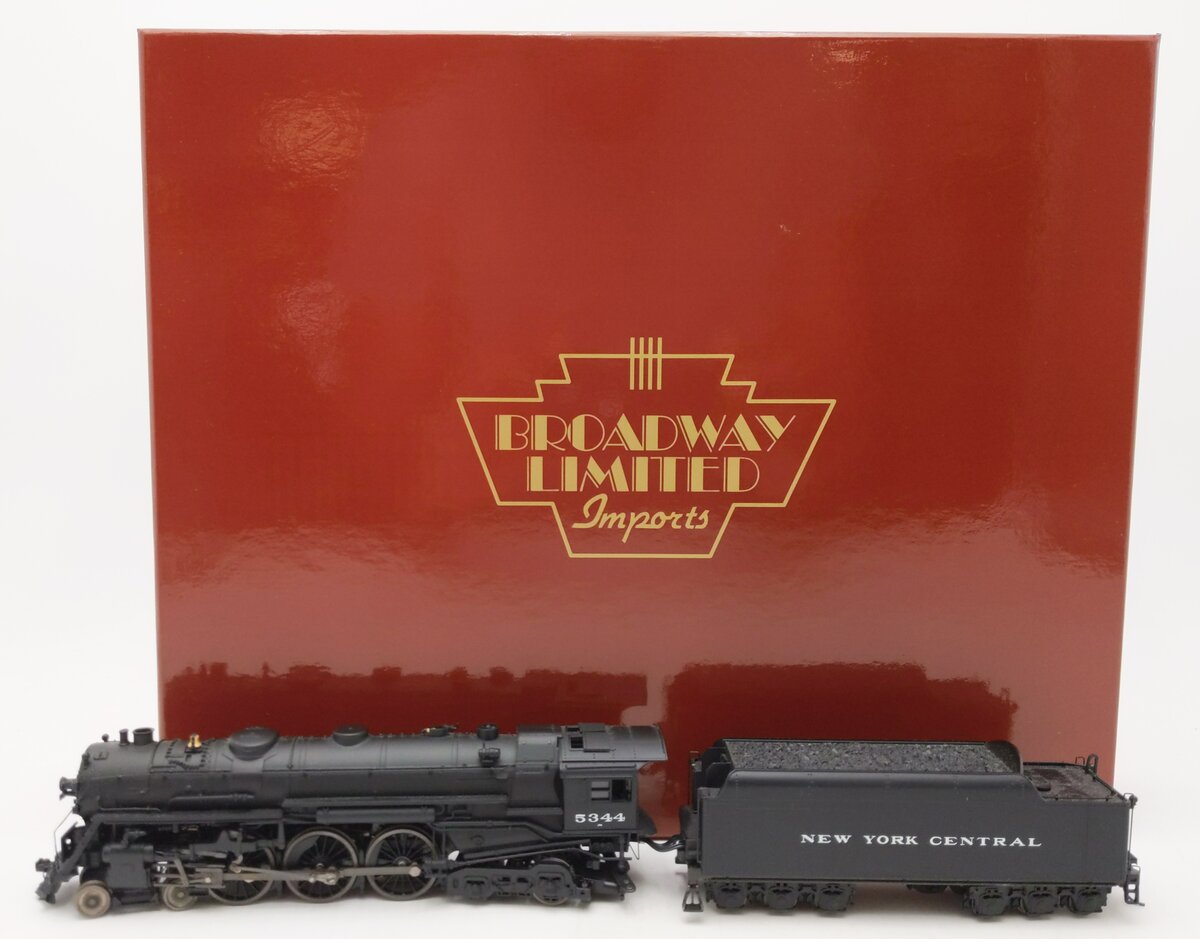 Broadway Limited 1 HO New York Central Steam Hudson 4-6-4 Steam Locomotive #5344 LN/Box