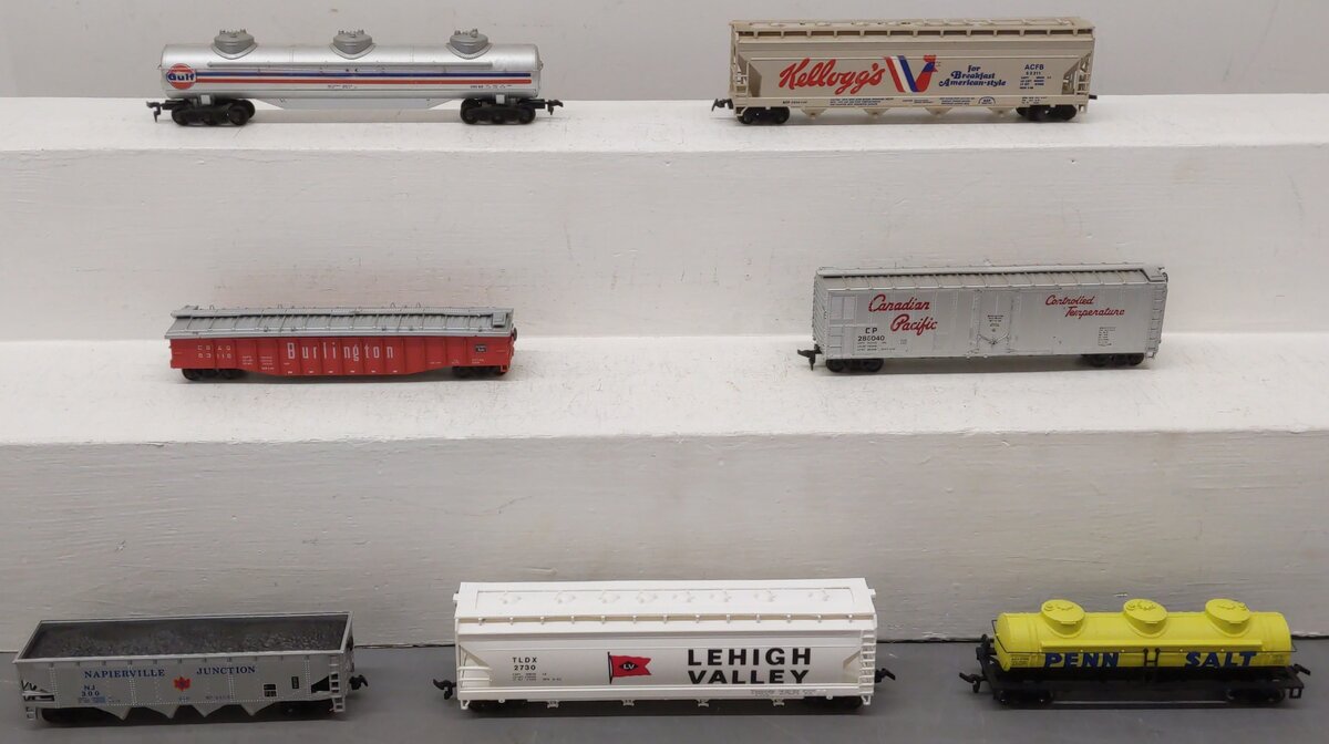 Tyco/Atlas/Other HO Freight Cars #286040,83116,829,52311,67925,300,2730 [7] VG/Box