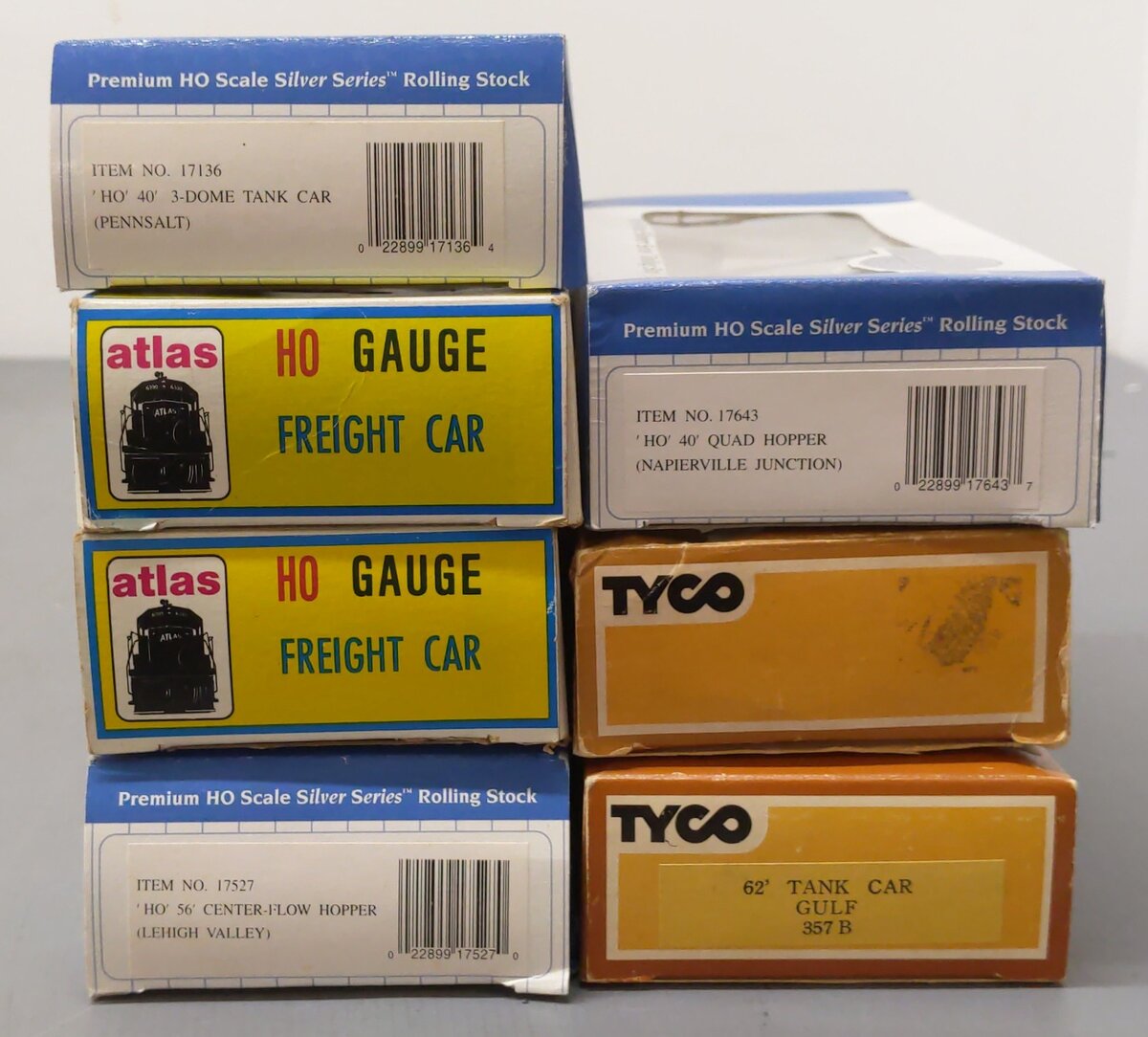 Tyco/Atlas/Other HO Freight Cars #286040,83116,829,52311,67925,300,2730 [7] VG/Box
