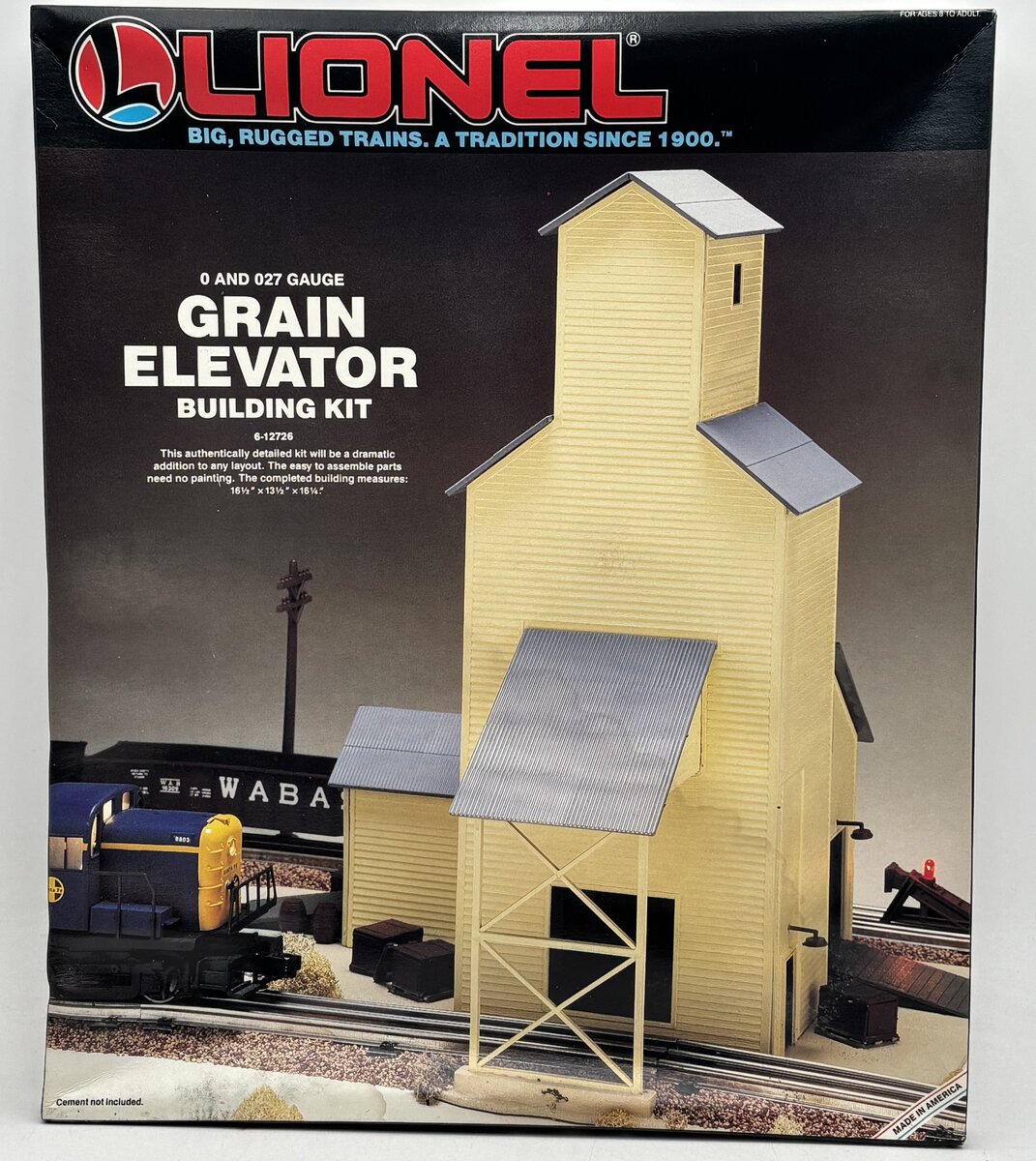 Lionel 6-12726 O/O27 Scale Grain Elevator Measures Building Kit NIB