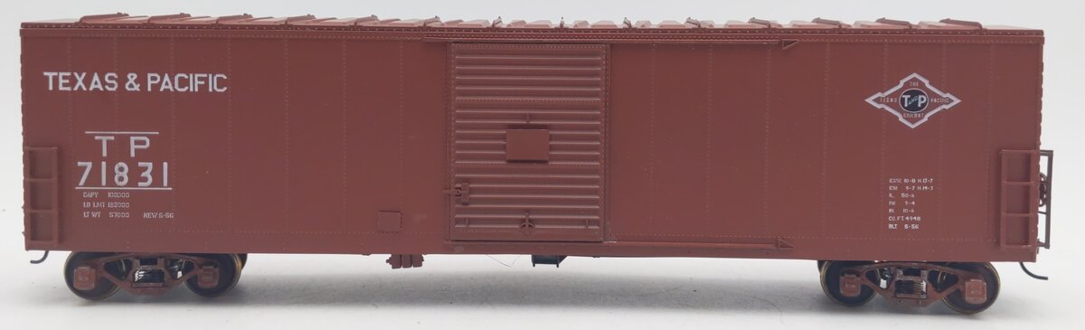 Pacific Rail B-508 S-Scale Texas & Pacific 50' Single Door Boxcar Kit #71831 EX/Box