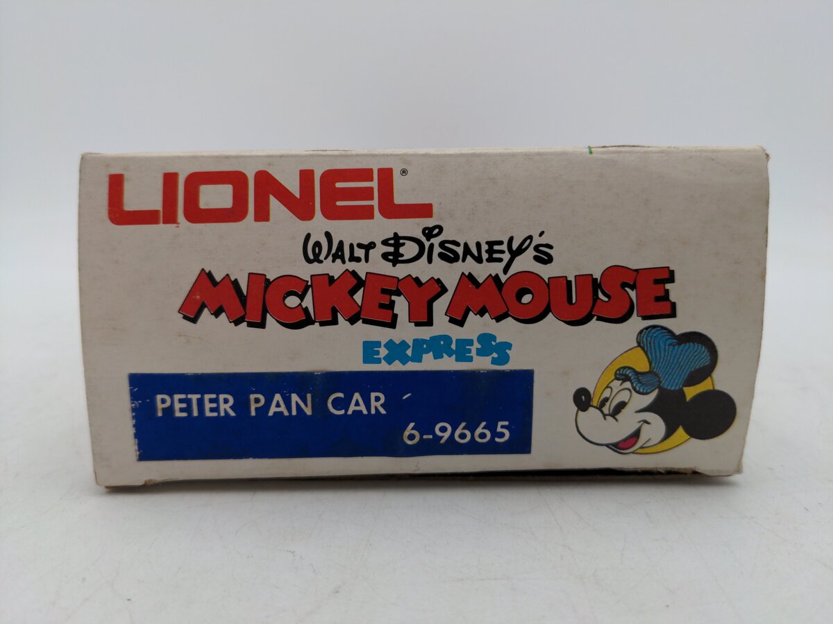 Lionel 6-9665 O Gauge Disney's Peter Pan Hi-Cube Boxcar EX/Box