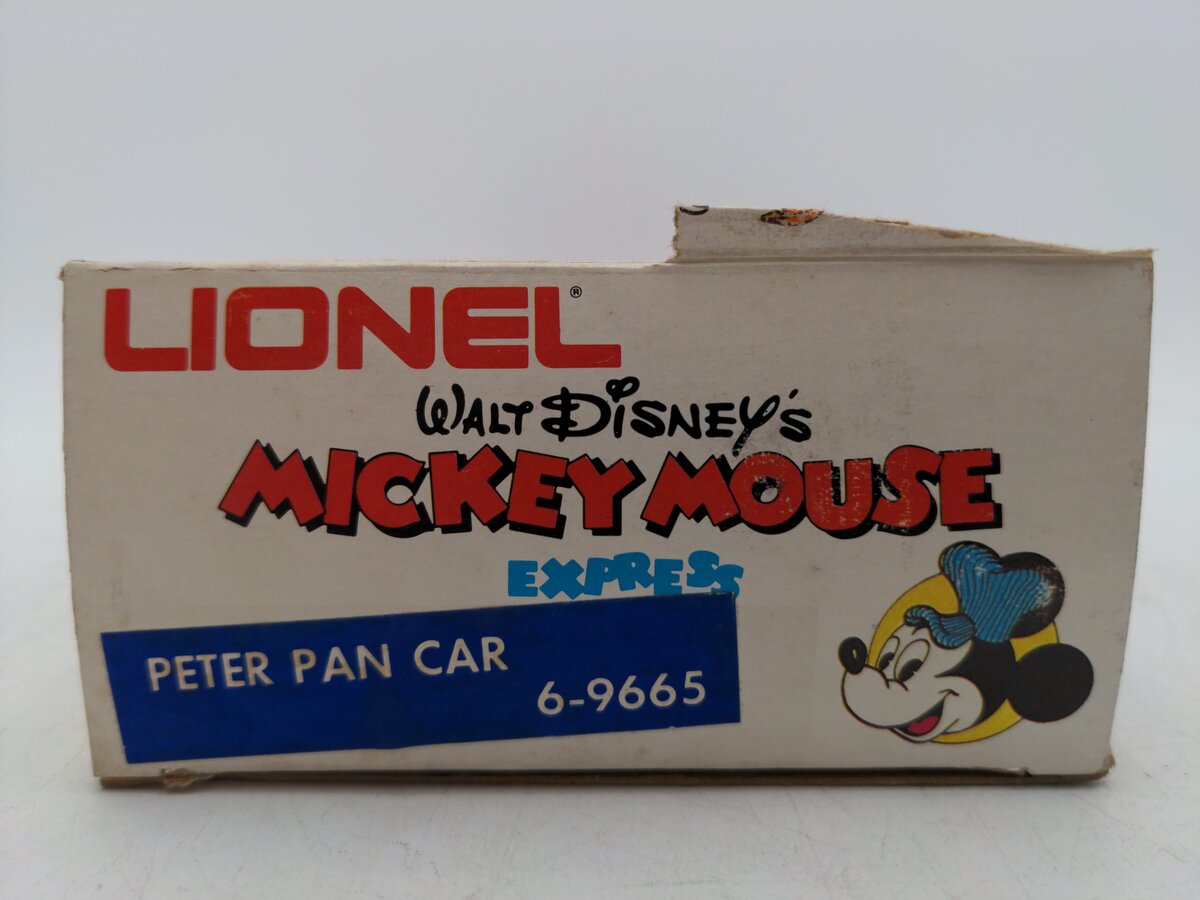 Lionel 6-9665 O Gauge Disney's Peter Pan Hi-Cube Boxcar EX/Box