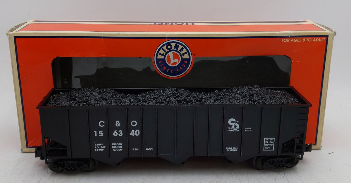 Lionel 6-17163 Chesapeake & Ohio 3-Bay Hopper LN/Box