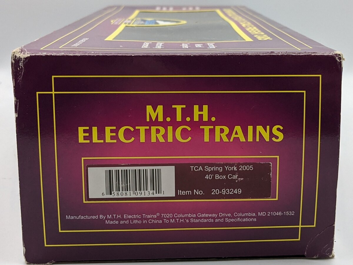 MTH 20-93249 O TCA Spring York 2005 40‘ Boxcar MT/Box