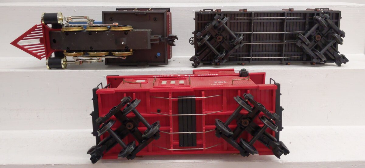 Lionel 8-81000 Gold Rush Special G Gauge Steam Freight Train Set EX/Box