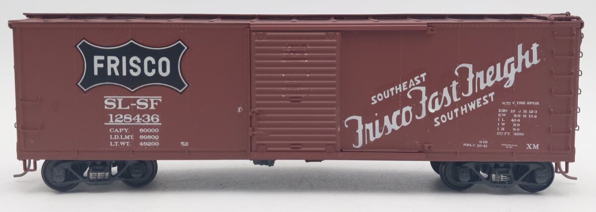 S-Helper 00124 S-Gauge SLFS 50 Ton UF Single Door Boxcar Kit #128436 - Custom EX/Box