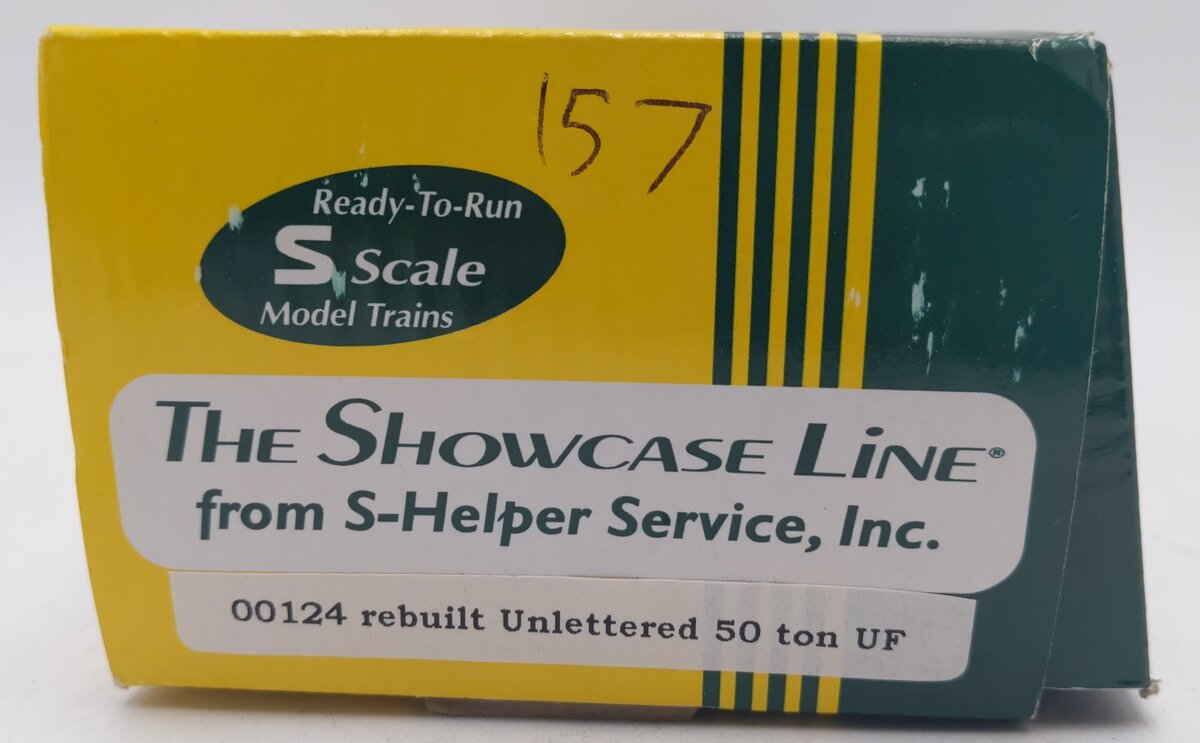 S-Helper 00124 S-Gauge SLFS 50 Ton UF Single Door Boxcar Kit #128436 - Custom EX/Box