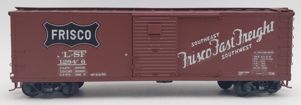 S-Helper 00124 S-Gauge SLFS 50 Ton UF Single Door Boxcar Kit #128436 - Custom EX/Box
