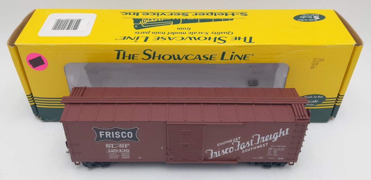 S-Helper 00124 S-Gauge SLFS 50 Ton UF Single Door Boxcar Kit #128436 - Custom EX/Box
