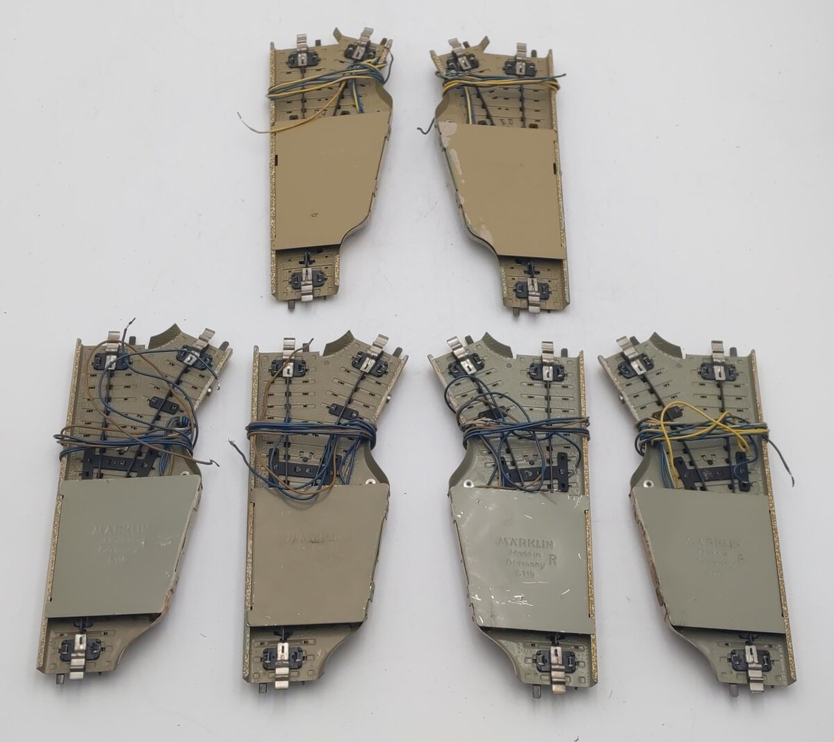 Marklin HO M Track Switches: 5203, 5204, 5118, 5119 [6] EX