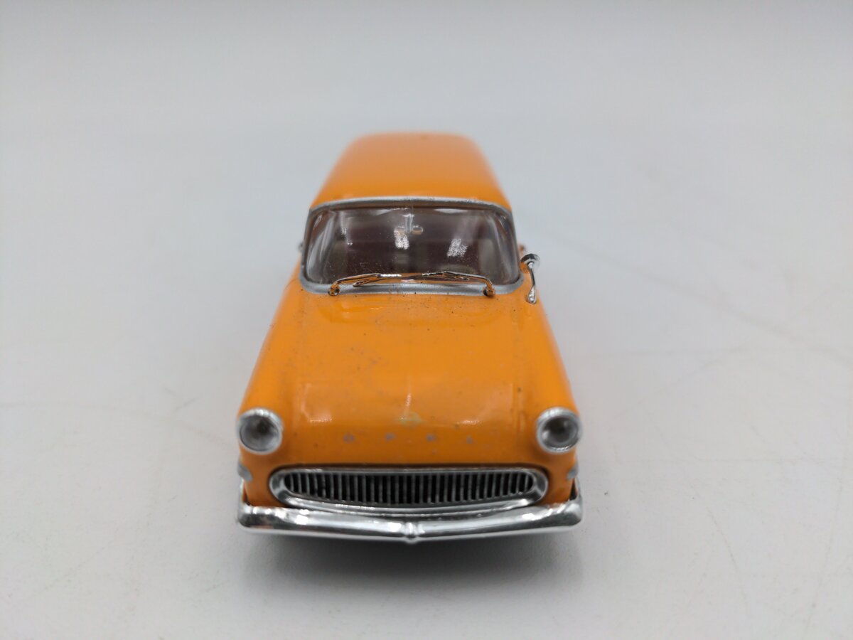 Minichamps 1:43 Opel Rekord P1 Caravan Yellow Coca Cola Car EX/Box