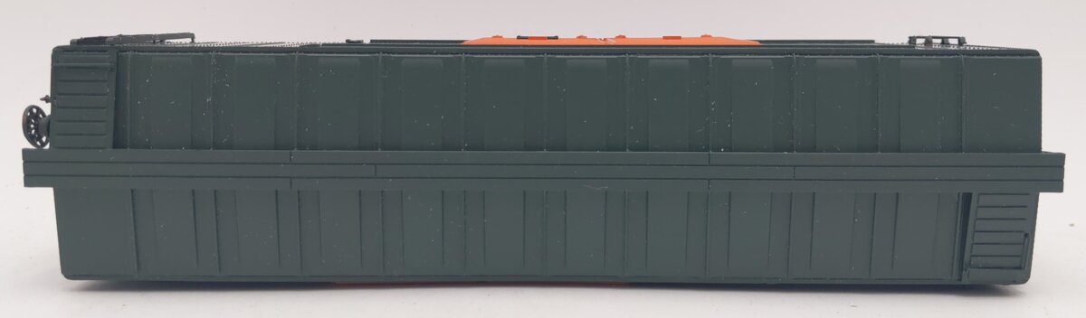 Pacific Rail S-Gauge Bent Spaghetti Lines 40' Dbl. Dr. Stl. Boxcar Kit #1980 EX/Box