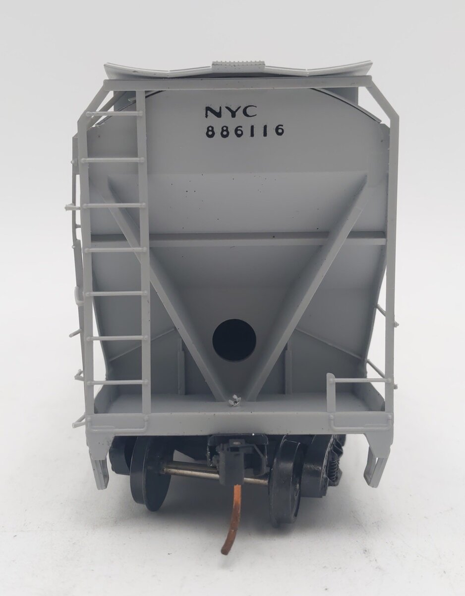 Pacific Rail S-Gauge NYC ACF Center Flow 3-Bay Covered Hopper Kit #886116 EX/Box