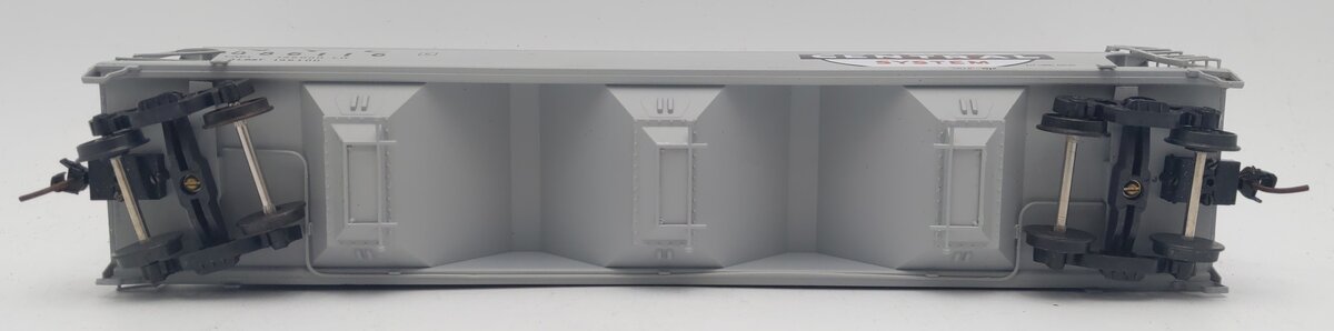 Pacific Rail S-Gauge NYC ACF Center Flow 3-Bay Covered Hopper Kit #886116 EX/Box