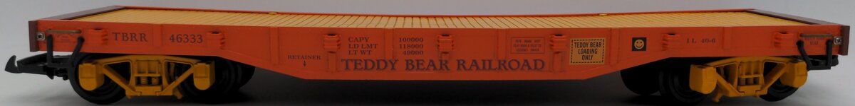 Aristo-Craft 28033 G Gauge Teddy Bear 0-4-0 Flatcar EX