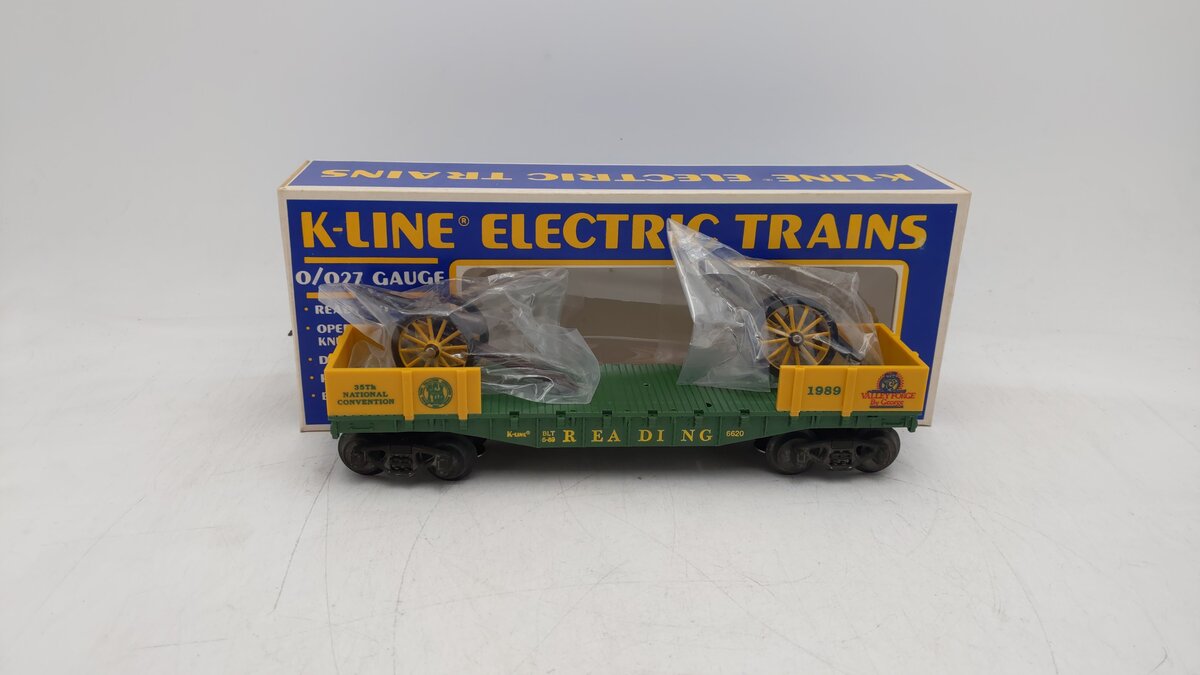 K-Line K-6620 Reading TCA National Convention Flat Car #6620 VG/Box