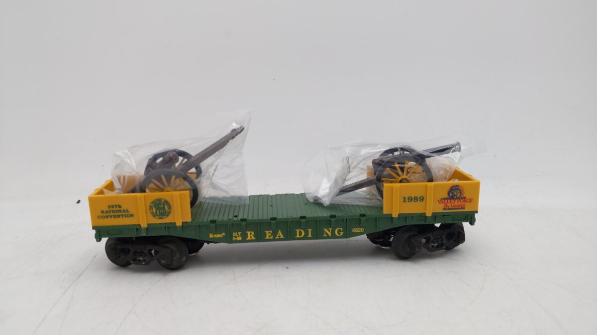 K-Line K-6620 Reading TCA National Convention Flat Car #6620 VG/Box