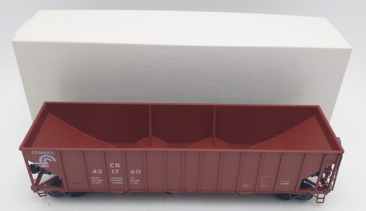 Chesapeake Models S-Gauge Conrail H39 Hopper Car Kit #431760 - Assembled EX/Box