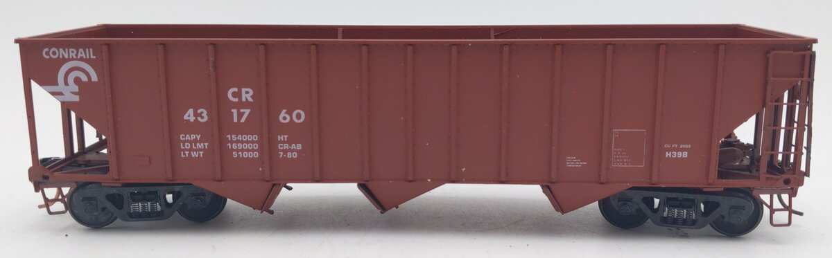 Chesapeake Models S-Gauge Conrail H39 Hopper Car Kit #431760 - Assembled EX/Box