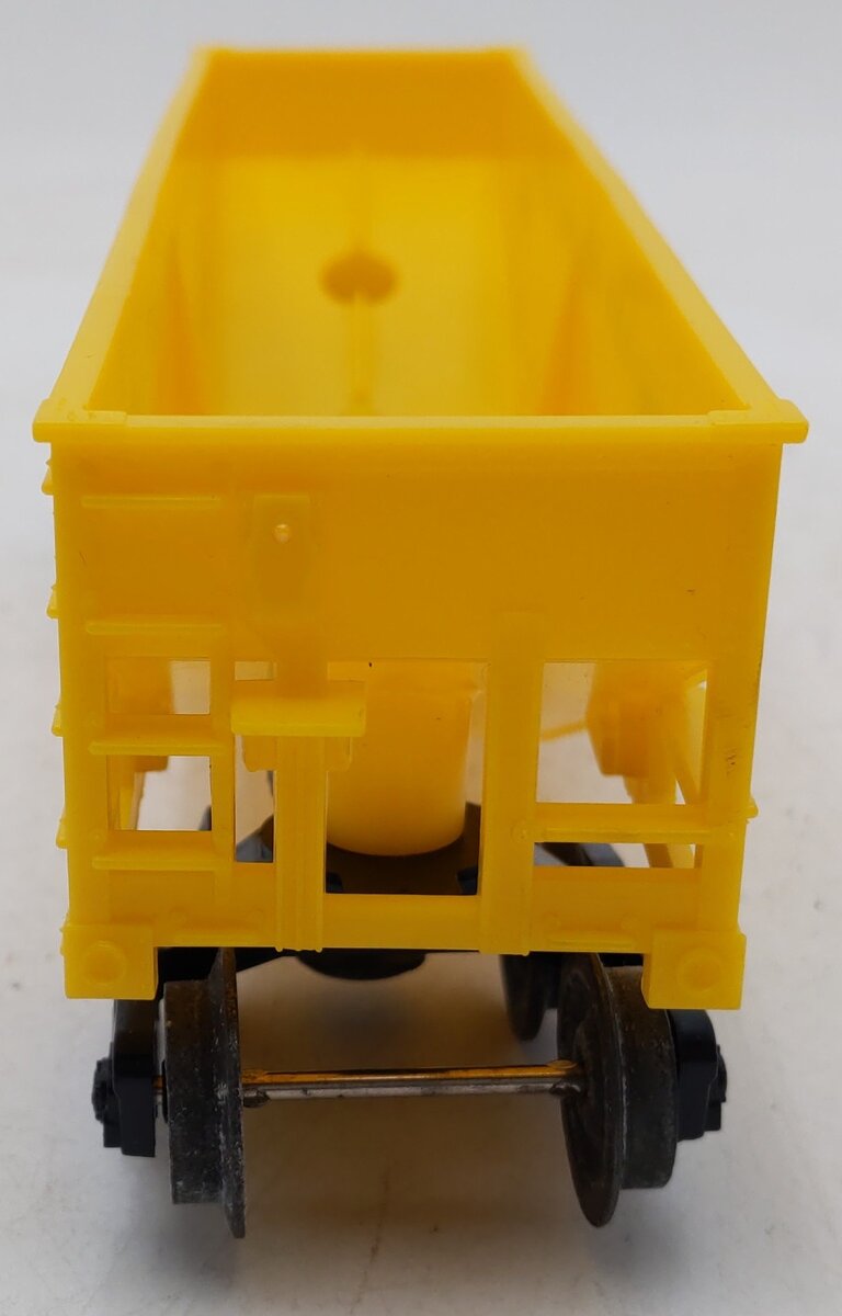 Lionel 6476-135 Vintage O Yellow Lehigh Valley 2-Bay Hopper EX/Box