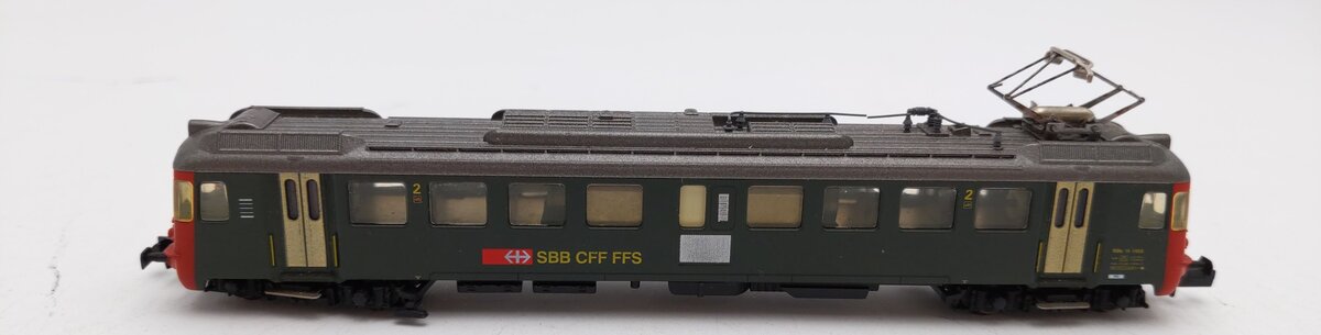 Arnold N Scale SBB CFF FFS Swiss RBE4/4 Electric Rail Car EX