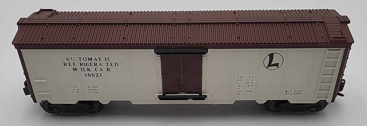 Lionel 6-29824 Operating Milk Car #36621 w/Platform LN