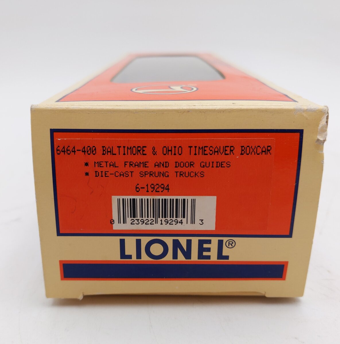 Lionel 6-19294 O Gauge Baltimore & Ohio Timesaver Boxcar # 6464-400 EX/Box