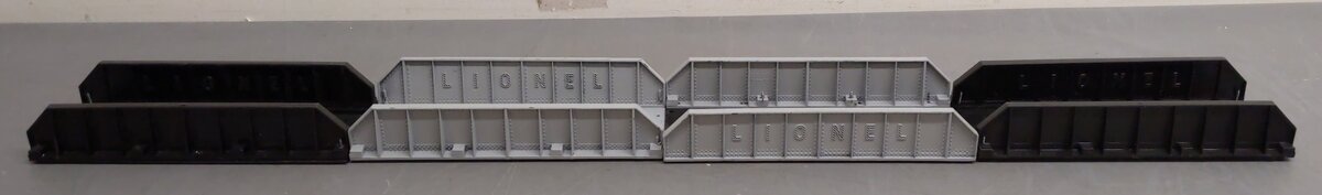 Lionel 6-12730 O/O27 Girder Bridges Grey & Black [4] EX