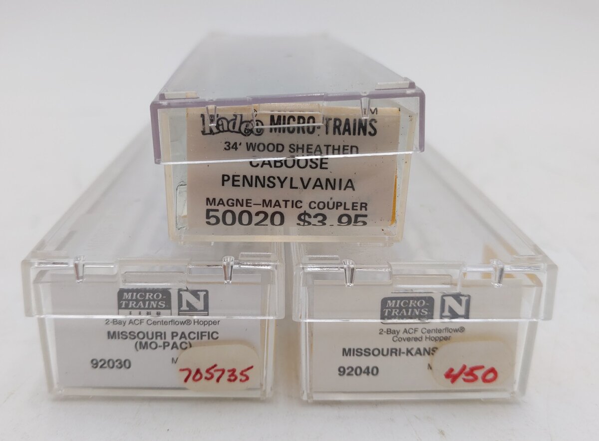 Micro-Trains N Scale Freight Cars [3] EX/Box