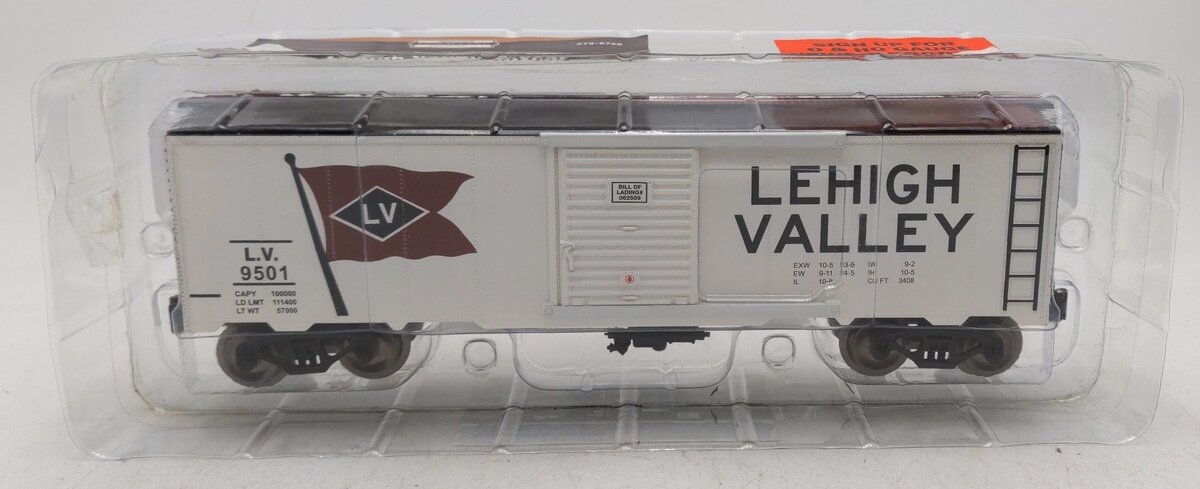Menards 279-8746 O Lehigh Valley Box Car #9501 EX/Box