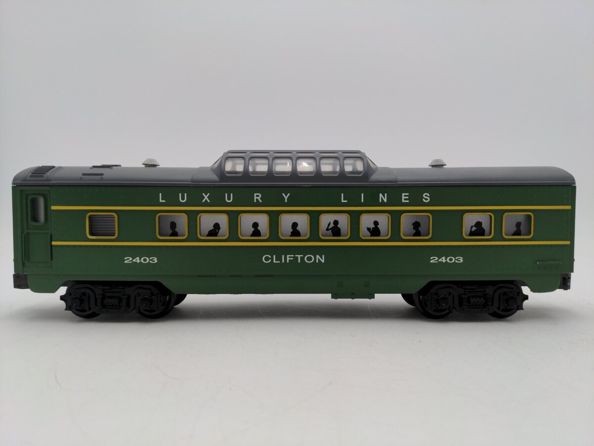 Williams 2403 O Clifton Luxury Lines Vista Dome Car EX