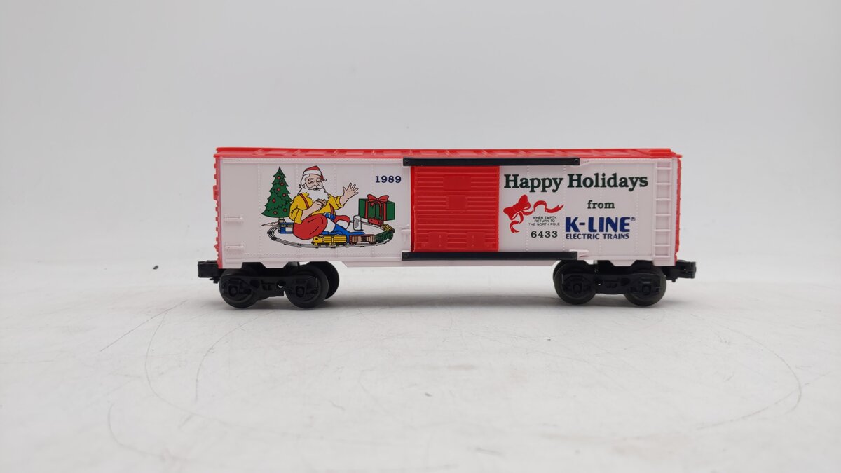 K-Line K6433 O Gauge 1989 Christmas Boxcar EX/Box