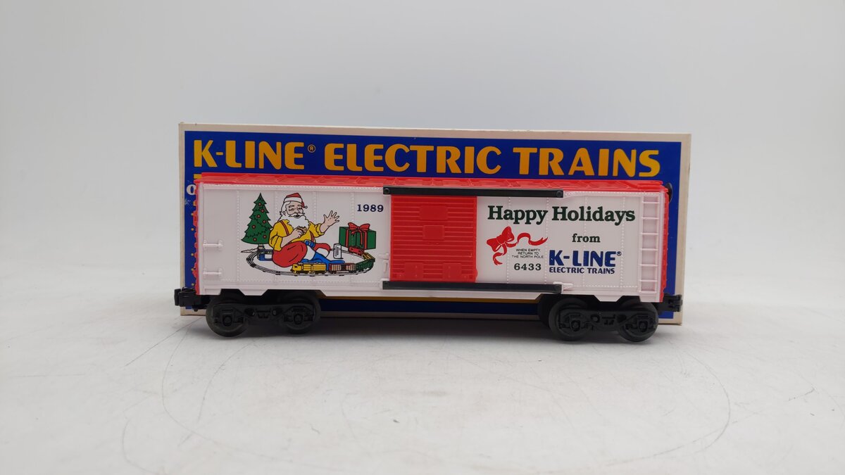 K-Line K6433 O Gauge 1989 Christmas Boxcar EX/Box