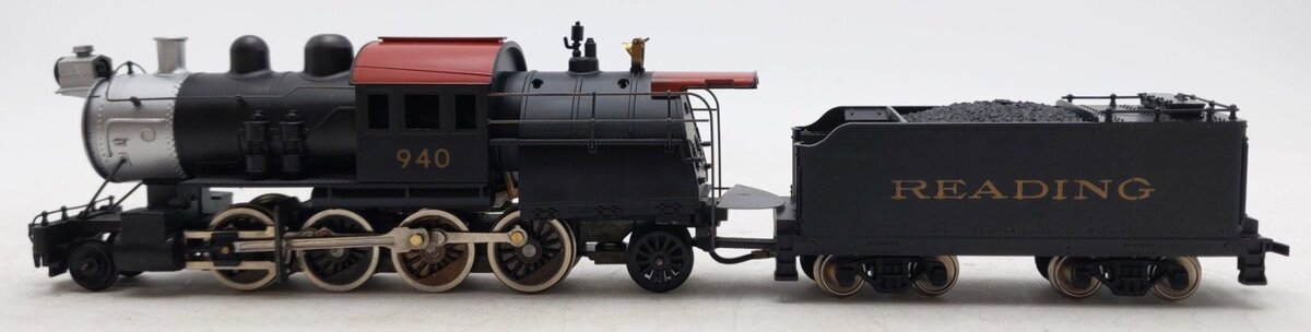 Mantua 322-21 HO Scale Camelback Reading 2-8-2 Locomotive & Tender #1608 LN/Box