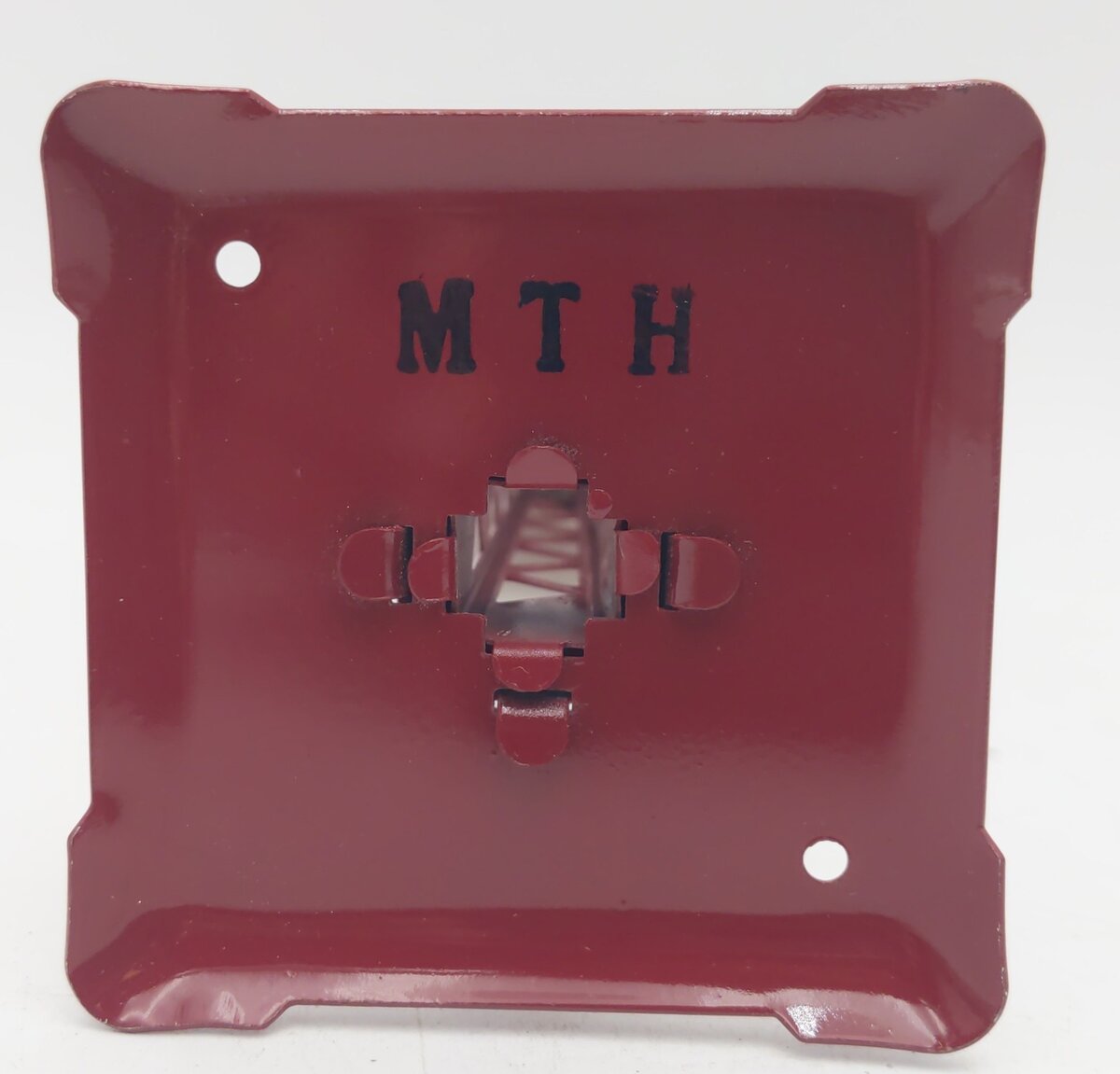 MTH 30-1036 O&O27 Gauge Red Tinplate Warning Bell Signal #69 EX