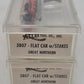 Atlas 3807 N Scale Great Northern Flatcar w/ Stakes #65414 (3) NIB