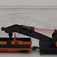 Roco N Scale Amtrak M of W Crane & Working Flat Car #X202F ,X201 NIB