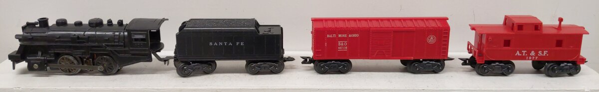 Marx 52262 O/O27 Stream Line Electric Train Vintage Steam Locomotive Set VG/Box