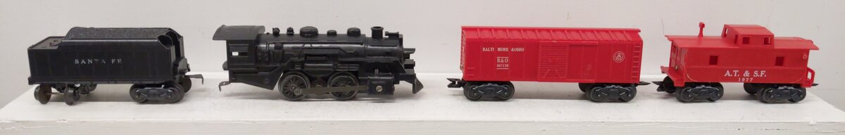 Marx 52262 O/O27 Stream Line Electric Train Vintage Steam Locomotive Set VG/Box