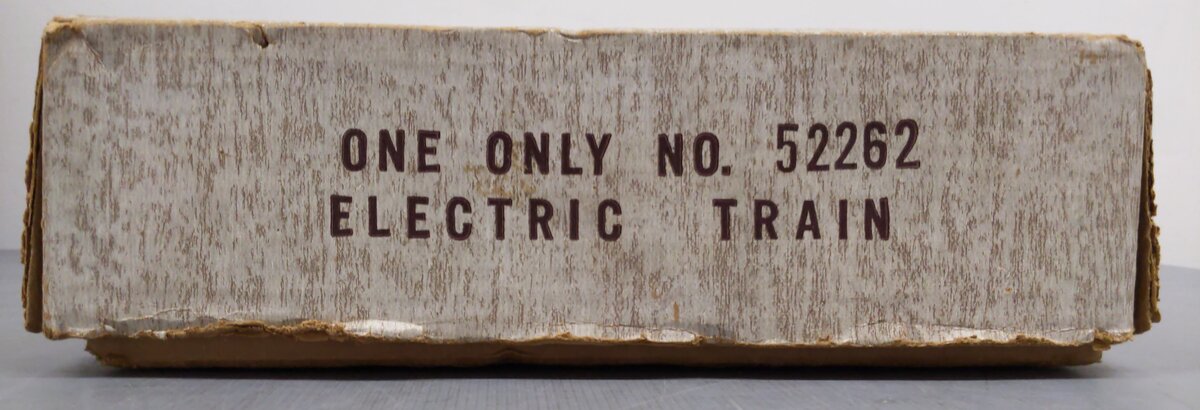 Marx 52262 O/O27 Stream Line Electric Train Vintage Steam Locomotive Set VG/Box