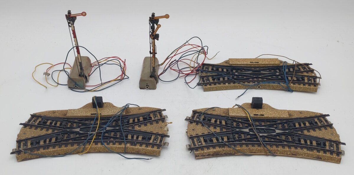 Marklin HO Scale Track Sections & Accessories: 7039, 7040, 5207, 5128, 5128 [5] EX/Box