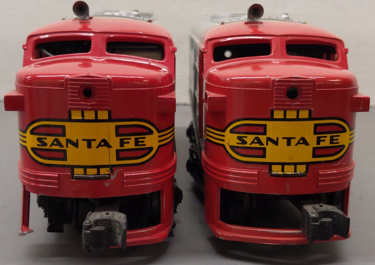 Lionel 218 Vintage O Santa Fe Alco AA Diesel Locomotive Set
