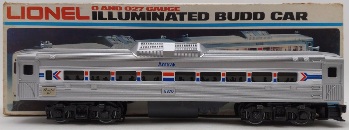 Lionel 6-8870 O Gauge Amtrak 90 RDC-1 Non-Powered Passenger #8870 VG/Box