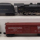 MTH 30-4023-1 O Pennsylvania 2-8-0 Steam Freight Train Set w/PS1 EX/Box