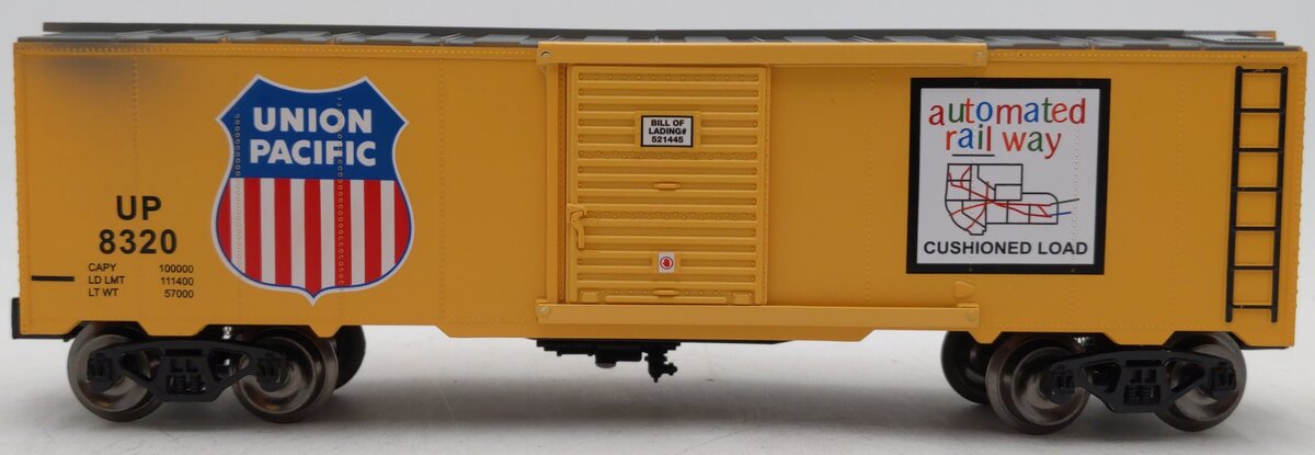 Menards O Gauge Union Pacific Box Car #8320 EX