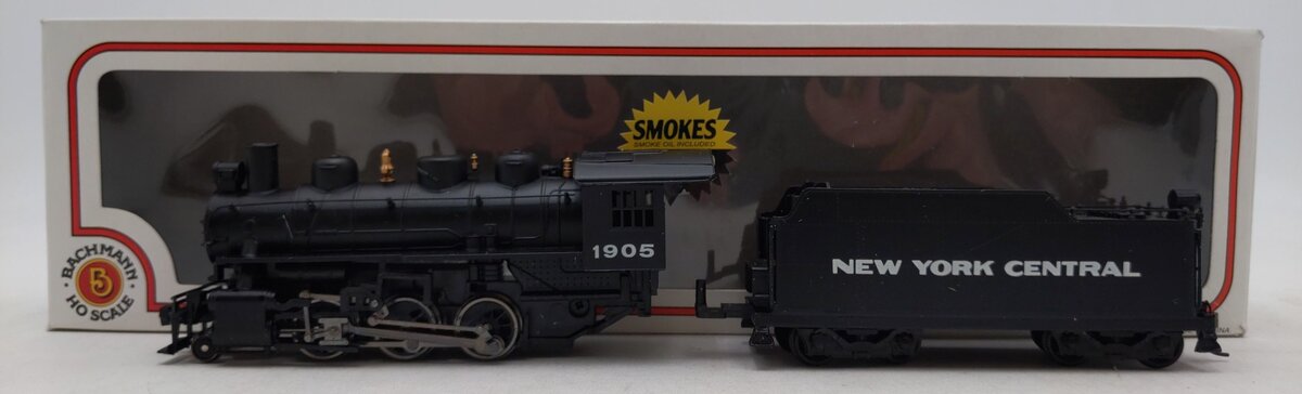Bachmann 56520 HO New York Central 2-6-0 Mogul Steam w/Tender & Smoke #1905 LN/Box